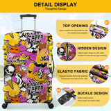 Luggage Covers for Suitcase Protector Tsa Approved Fits 18-28 Inch Luggage, Custom Baggage Cover for Travel Anti Scratch Dirt Washable