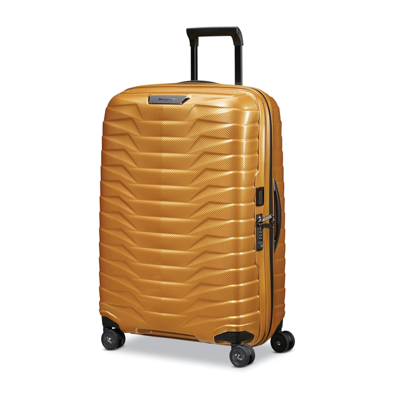 Samsonite Proxis Hardside Expandable Luggage with Spinners, Medium Spinner, HONEY GOLD