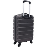 Wrangler 22" Hardside Spinner Carry-On Luggage, Charcoal