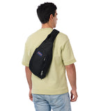 JanSport Move Sling Crossbody Bag – Main Compartment, Zippered Front Pockets, Adjustable Shoulder Strap, Fully Padded Back Panel, Black
