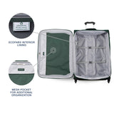 Travelpro Maxlite 5 Softside Expandable Luggage with 4 Spinner Wheels, Lightweight Suitcase, Men and Women, Forest Green, Checked-Large 29-Inch
