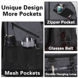 YOREPEK Soccer Bag, Soccer Backpack with Ball Compartment for Men and Women Fit Basketball Volleyball, Large Capacity Sports Equipment Bags Gift to School Gym Outdoor Camping, Black