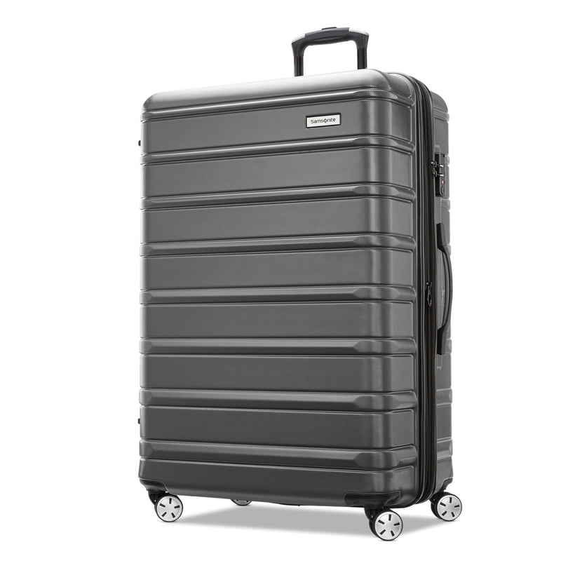 Samsonite Omni 2 Hardside Expandable Luggage with Spinner Wheels, LARGE SPINNER, SOLID CHARCOAL