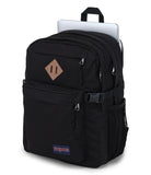 JanSport Main Campus Backpack - Travel or Work backpack w 15-Inch Laptop Sleeve and Dual Water Bottle Pockets, Black