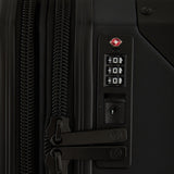 Wrangler ATG Alpine 22" Expandable Rolling Hardside Carry-On Luggage, Jet Black