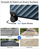 LUGGEX 28 Inch Luggage with Spinner Wheels, KVC Expandable Hardside Large Checked Suitcase (EX-Core, Navy, 28 Inch, 105L-113L)