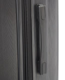 Calvin Klein Women's Hard Side Upright Luggage Spinner Light Weight Suitcase, Black, Large