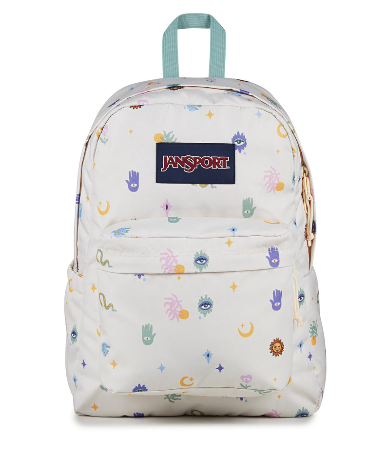 JanSport SuperBreak Plus Backpack with Padded 15-inch Laptop Sleeve and Integrated Bottle Pocket - Spacious and Durable Daypack for Work and Travel - Surreal Mirage Coconut