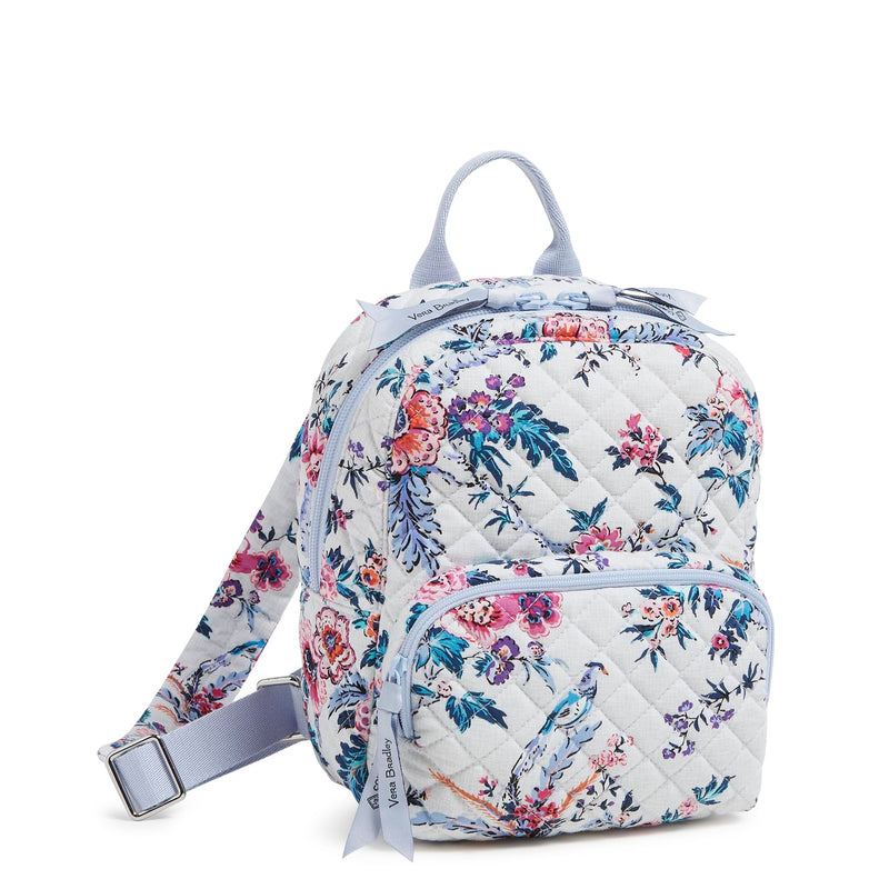 Cotton Mini Backpack Purse, Magnifique Floral