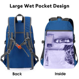 G4Free 40L Lightweight Packable Hiking Backpack, Waterproof Travel Daypack