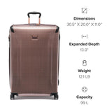 TUMI - Tegra-Lite 4 Wheel Luggage - Highly Durable Suitcase, Flexible Shell, Sleek and Lightweight Men's and Women's Expandable Rolling Bag - Extended Trip, Blush