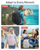 TOURIT Waterproof Cooler Backpack: 30 Cans Insulated Leakproof Portable Cooler Bag Beach Travel Camping Picnic Hiking Black