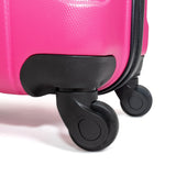 Kenneth Cole REACTION Out of Bounds Lightweight Hardshell 4-Wheel Spinner Luggage, Magenta, 28-Inch Checked
