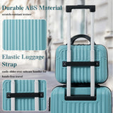 Merax Luggage Set 3 Piece, Hardshell ABS Suitcases with Spinner Wheels TSA Lock, Lightweight Durable Travel Luggage, 20" Carry-On 24" Checked, 12/20/24
