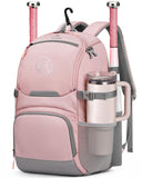 MATEIN Girls Softball Bag with Helmet Net, Lightweight Softball Backpack with Ventilated Shoe Compartment & Organizer Pocket, Youth Baseball Bag with Side Pockets for 40oz Tumbler & TBall Bats