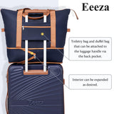 Eeeza Luggage Sets 5 Piece, Suitcases with Wheels, ABS Hard Case Luggage with TSA Lock Spinner Wheels, Carry On Luggage Set (20/24/28 inch)