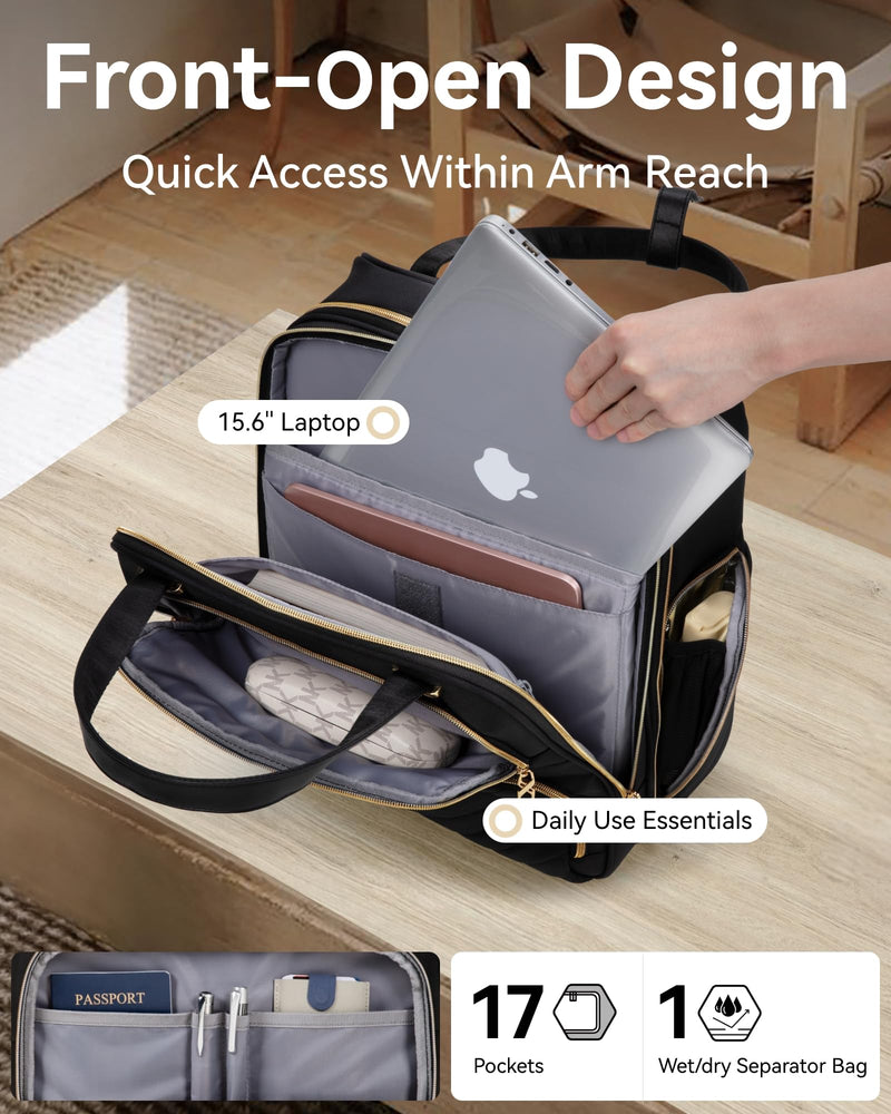 LUGGEX Underseat Carry On Luggage & Luggage Tag for Suitcases