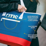 RTIC Ultra-Tough Tote Bag, Waterproof for Beach, Pool, Towel, Grocery, Shopping, Camping, Picnic, Travel, Boat, Heavy-Duty, Puncture Resistant, Large, Navy