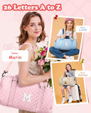 Elilier Easter Gifts for Women Girls, Travel Duffle Bag: Personalized Weekender Dance Cheer bag Sports for Girl, Gymnastics Bags, Birthday Gifts for Women Girls Kids Teens