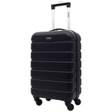 Wrangler 20" Hardside Spinner Carry-On Luggage, Black
