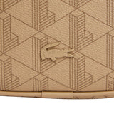 Lacoste Men's The Blend Satchel, Mono Viennois Otter, One Size