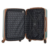 Wrangler 22" and 18" Heartland 2-Piece Carry-On Luggage Set, Satin Moss