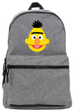 LOGOVISION Sesame Street Bert Head Lightweight Backpack for Work School Daily Use Packable for Travel