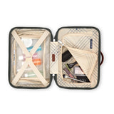 Samsonite Virtuosa Hardside Train Case, Crossbody Travel Makeup Case with Removable Strap, Pine Green