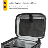 RTIC 8 Can Everyday Cooler, Soft Sided Portable Insulated Cooling for Lunch, Beach, Drink, Beverage, Travel, Camping, Picnic, for Men and Women, Smoke