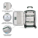 Travelpro VersaPack+ Lightweight Softside Expandable Carry on Luggage, 8 Spinner Suitcase, TSA Lock, Men and Women, Carry On 21-Inch, Desert Sage Green