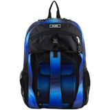 FUEL Backpack with Lunch Box Combo – 18.5 Inches Two Compartment Water Resistant Durable Adjustable Straps with Side Water Bottle Pockets 2 in 1 Set – Blue Ombre