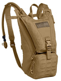 CamelBak Ambush Tactical Hydration Backpack with 100oz/3L Mil Spec Crux Reservoir Bladder - MOLLE, Coyote