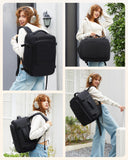 LOVEVOOK Travel Backpack for Women & Men, 40L Large Carry On Backpack Airline Approved, TSA Personal Item Weekender Bag, Water Resistant Laptop Backpack with 3 Packing Cubes for Travel Essentials