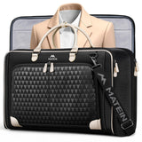 MATEIN Carry On Garment Bags for Airplanes, Women Travel Garment Bags for Dresses Up to 5 Suits with Aroma Pads, Convertible Hanging Clothes Suit Carrier with Shoe Compartment Fit 15.6" Laptop