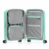 Traveler's Choice Pagosa Hardshell Expandable Luggage with Spinner Wheels, Mint, 22-Inch Carry-on