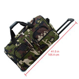 Rockland Rolling Duffel Bag, CAMO, 22"