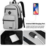 BIKROD Backpack for Men and Women, Lightweight Casual School Backpack for Teens Boys and Girls, Daily-use Travel Laptop Backpack Fits 15.6 Inch Notebook, High School Bookbag