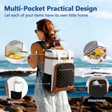 Stillithou Backpack Coolers Insulated Leak Proof for Women Men, 45 Cans Large Capacity Waterproof Cooler Backpack, Soft Portable Cooler Bag for Beach Travel Camping Picnic Work, Brown