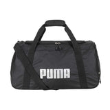 PUMA unisex adult Evercat Foundation Duffel Bags, Black/Silver, One Size US