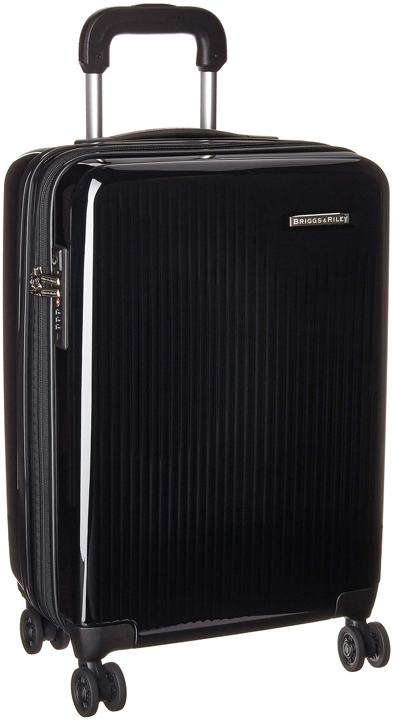 Briggs & Riley Sympatico-Hardside CX Expandable Carry-on Spinner Luggage, Onyx, 22-Inch