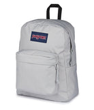 JanSport SuperBreak Plus Backpack with Padded 15-inch Laptop Sleeve and Integrated Bottle Pocket - Spacious and Durable Daypack for Work and Travel - Grounded Grey