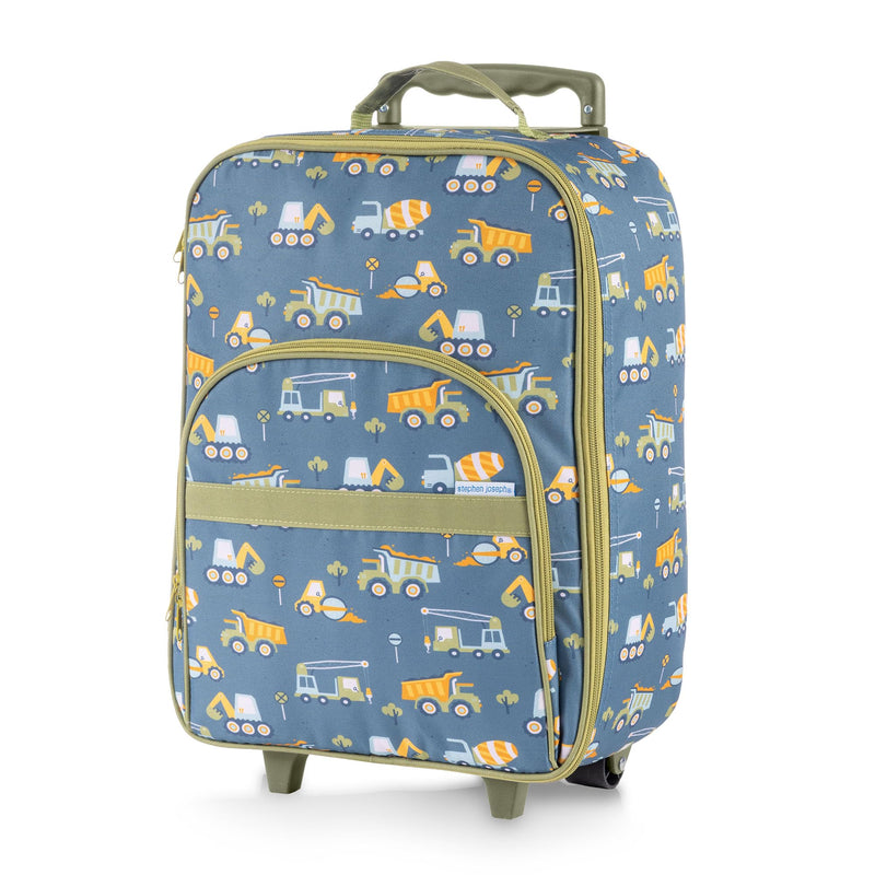 Stephen Joseph, Kids Roling Carry-On Luggage, 12.5"L x 6.5"W x 18"H, Construction | Backpacks4Less