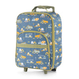 Stephen Joseph, Kids Roling Carry-On Luggage, 12.5"L x 6.5"W x 18"H, Construction | Backpacks4Less