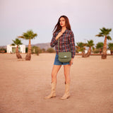 Travelon Anti-Theft Heritage Saddle Crossbody