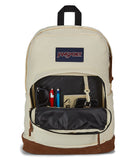 JanSport Right Pack Backpack - Durable Daypack with Padded 15" Laptop Sleeve, Spacious Main Compartment & Integrated Water Bottle Pocket - Coconut