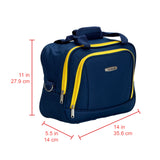 Rockland Fashion Softside Upright Luggage Set, Navy, 2-Piece (14/19)