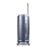American Tourister Stratum 2.0 Expandable Hardside Luggage with Spinner Wheels, 24" SPINNER, Slate Blue