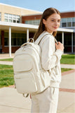 VENATIN School Backpack for Girls, High Elementary School Laptop Backpack College Student Women Bookbag, Mochilas Escolares para Niñas, Teens Girls Bookbag Casual Daypack, Beige