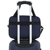 Travelers Club Chicago Hardside Expandable Spinner Luggage, Navy Blue, 3 Piece Set