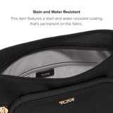 TUMI - Voyageur Tyler Crossbody - Nylon Crossbody Bag - Business, Travel Bag - Stain, Water-Resistant - Stylish Purse - Black & Gold
